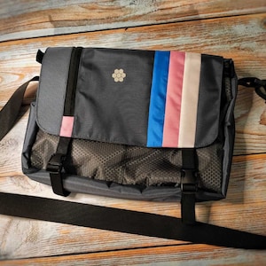 Messenger Bag. Sport bag custom. Ita Canvas Messenger Bag men/women. Laptop Bag custom. Tote bag personalized.Cross body bag. Rainbow  bag.