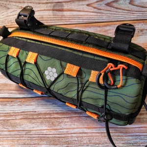 Handlebar Gits Bag. Cycle bag for ride trip. Bicycle gravel gifts. Burrito bag pack custom. Bikepacking sport bag. Travel bag pack.