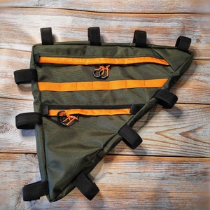 Custom Bike Frame Bag. Cycling bags. (Personal bike bags) Cycling gifts. For Bike Travel. Bike accessories.