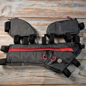 Rahmentasche Custom. Fahrradtasche für Ride Trip Bequem. Lenkertasche. Geschenktaschen Radfahren. Fahrradrad Regenbogen. Zubehör Futtertasche Fahrradsitz