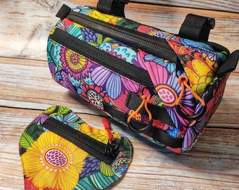 Borsa per bici da manubrio. Attrezzatura per bicicletta. Accessorio per bici. Regali per il ciclismo. Colore personalizzato! Borsa per Burrito in bicicletta. Borsa da manubrio per bici gravel. Attrezzatura da bikepacking