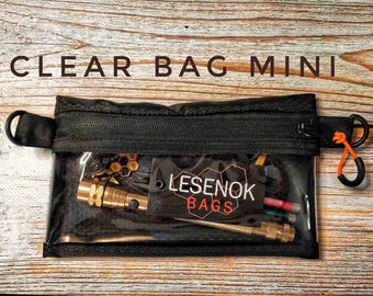 Sacoche de vélo Sac transparente, sacoche de rangement de voyage, outil de sacoche de vélo, sacoche de vélo, petite pochette, portefeuille de voyage, trousse à maquillage de voyage