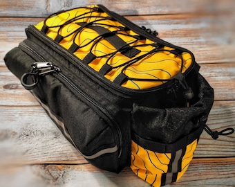 Bicycle Trunk Bag, Bike Bag Ride Yellow (custom color) Cycling Gifts, Biking gift,  Bicycle Accessories, Mountain Bike, Bicycle gear pack.