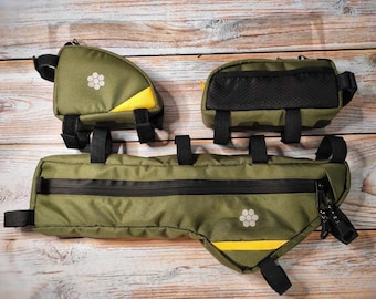 Mini Frame Bag Set for Bikes – Bicycle gifts Lightweight Half Frame Bag for Comfortable Everyday Riding