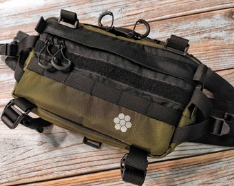 Belt bag- Fanny bag sport gifts/ Waist bag/ Cycling hip pack /Bicycle bag gear/Sport bag EDC/Handlebar for cycling bag.