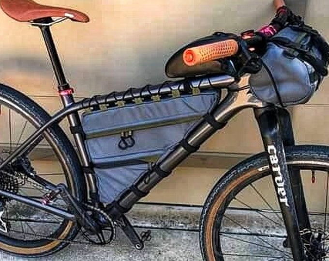 Bicycle Custom Bike Frame Bag. Bike accessory. Cycling bags. (Personal bike bags) Cycling gifts. For Bike Travel. Bike accessories.