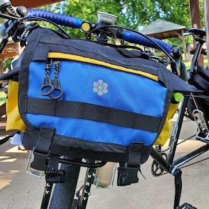 Bolsa de tronco para ciclismo. Bolsa para guiador cor personalizada\zice. Equipamento de bicicleta com bolsa esportiva. Bicicleta com bolsa grande. Acessórios para bicicletas. Mala de viagem. Pacote de bicicleta.