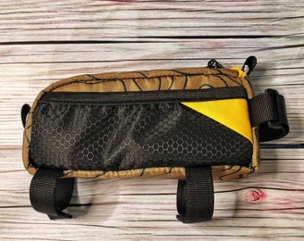 Cycling Frame Bag. Bicycle bag custom. Sport bag tool. bicycle ride bag. bike accessories bag. all road cycling gifts - Lesenok bag.