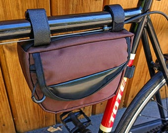 Cycle Braun Half Frame Tool  Bag Custom Design, Fahrrad Rahmentasche gifts, triangle bike bag mini, MTB frame bag