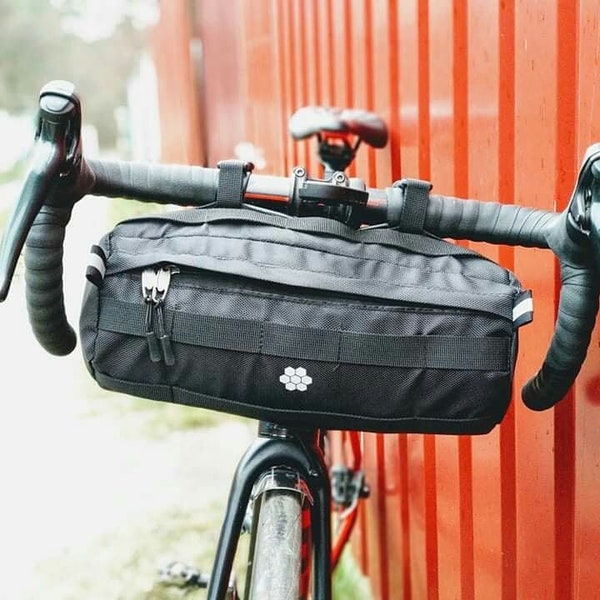 Handlebar Bike Bag, Bicycle sport bag gifts, Bike bag for food Bike packing, Bar bag, gravel bag, Cycle bag, Barrel bag custom style.