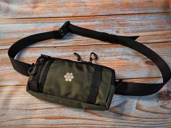 EDC Gear Bag. Travel Wallet. Fanny Pack Mens Custom. Belt Bag