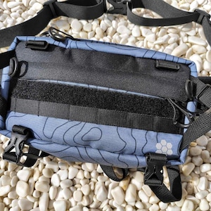 Bicycle Handlebar Bag Belt Bag Barel, Fanny bag sport gifts, Waist bag, Cycling hip pack, Bicycle bag gear Handlebar for cycling bag gravel.
