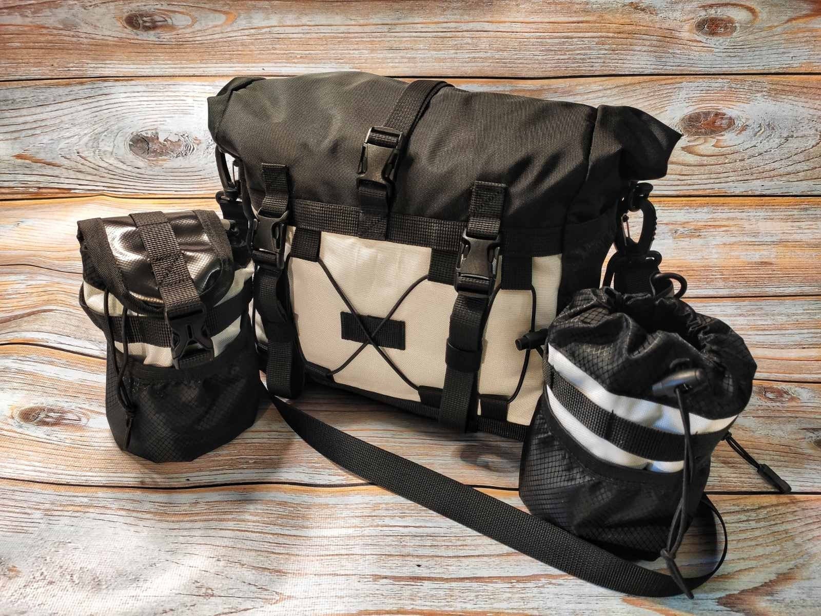Handlebar bag. Messenger bag. Bike bag custom. Feed bag bike. Gift for cyclists, bicycle accessories. Bicycle gear. Bicycle sport bag gifts.