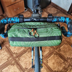 Barrel bag. Handlebar bag. Cycle bag gear custom. Cycling bag gifts. Pack bag cycling. Bicycle accessories. Custom bike bag. image 10