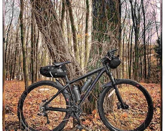 Bike Tube Bag, Saddle Bag For Bike, for cycling, bikepacking gear, bike bag rear, bike packing,bike tube bag, gravel bag.