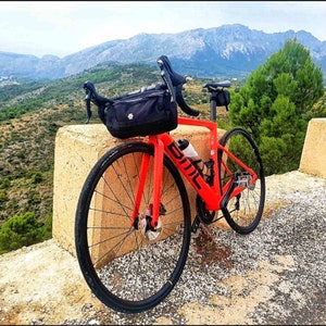 handlebar bag barrel gravel trip cycle. Bicycle gifts bike pack
lesenok bag etsy. Black bag  custom bag