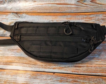 Fanny Pack Black for Men, Belt Bag, Bum Bag, Crossbody Bag