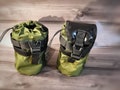 Gravel cycling bags - Feed bag bike, mountain bike food bag for bikepacking. Small Handlebar bar custom, Bicycle Birthday Accessories.