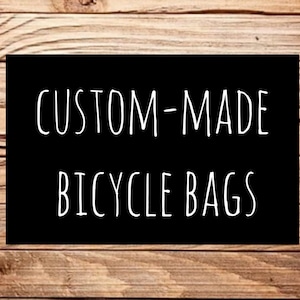 Bolsa de ciclismo personalizada, accesorios para bicicletas, producción de bolsas de bicicleta personalizadas, bolsa de manillar de bicicleta, cumpleaños de bicicleta - Bolsa Lesenok