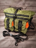 Bicycle Bag-Handlebar bag gifts. Bike bag for ride trip. Bikepacking gear. Gravel bag asseccories. Roll-top bag big. Bike pack- Lesenok