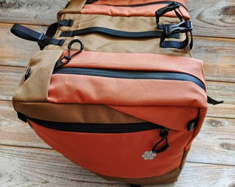 Pannier Bag Bicycle Trunk Khaki Mustard ( custom color) Bike Bag stile bicycle saddle bike accessories bag bikepacking for the city.