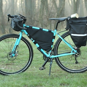 Pannier bag bicycle, bike bag custom color, bicycle bag pack, gravel travel bag, bike packing large bag, bicycle accessories bag,Trunk bag