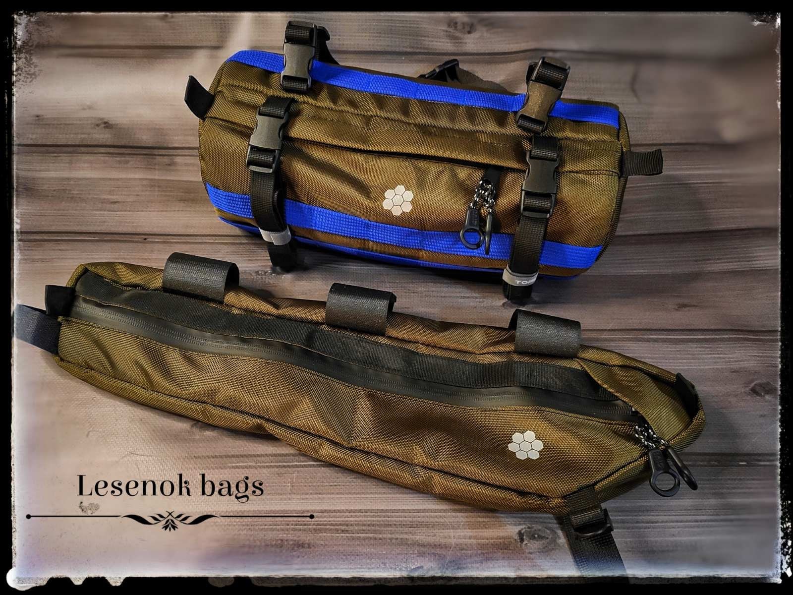 Frame bike 2 bags black and red for cycling bikepacking Etsy