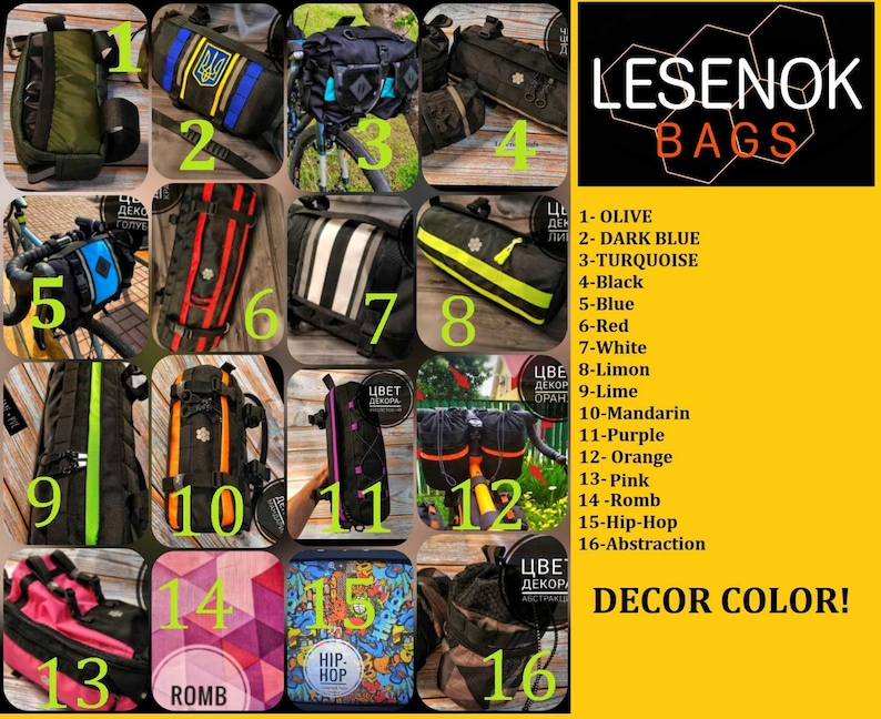 Custom Bike Frame Bag. Bike Accessory. Cycling Bags. (personal Bike ...