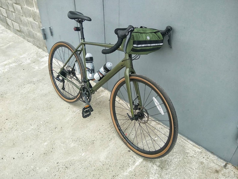 handlebar bag barrel gravel trip cycle. Bicycle gifts bike pack
lesenok bag etsy. Black bag  custom bag