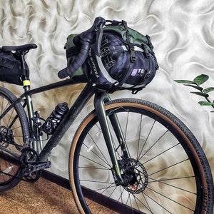 Bicycle bag gravel gear. Cycling gear bag. Bicycle accessories. For cycling trip bike pack. Custom color. Bikepacking bag for rode trip.