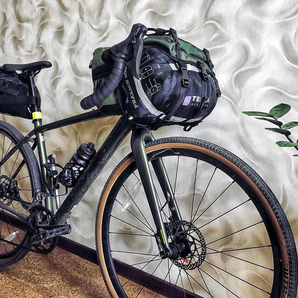 Bicycle bag. Handlebar bike bag. Cycling gift. Bicycle gear. Travel accessories. Waterproof gravel bag. cycling bag. bicycle accessories.