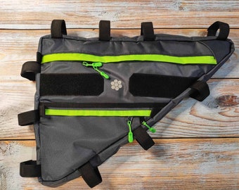 Custom Bike Frame Bag. Cycling bags. (Personal bike bags) Cycling gifts. For Bike Travel. Bike accessories.