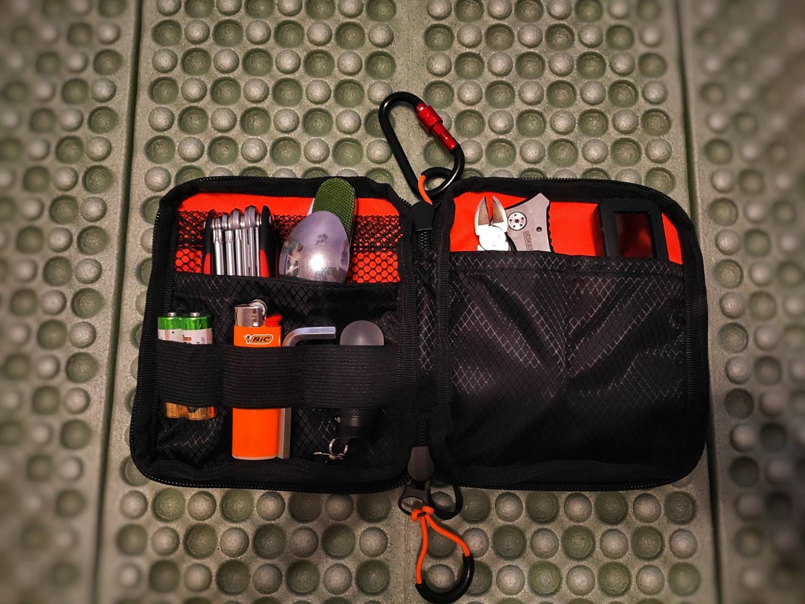 Organizador EDC, bolsa para bicicletas, billetera de viaje, organizador de  herramientas, bolso organizador Ziploc. Cordón para bolsas de accesorios de  viaje. Minibolso. Bolsa ziplock -  México