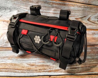 Bolsa para manillar de bicicleta. Bolsa para equipo de ciclismo para viajes por carretera. Regalos para viajes en bicicleta. Decoración de bicicleta para mujer. Bolsa deportiva para viajes de grava. ¡Empaca!