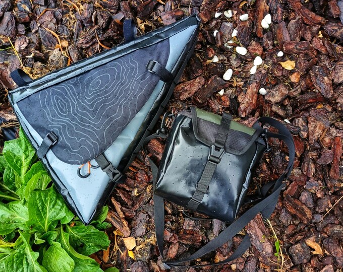 Bike Panniers Bike Bags Waterproof Frame bag custom color bike accessories cycle gifts travel gear | Unique bike bag designs - Lesenok.