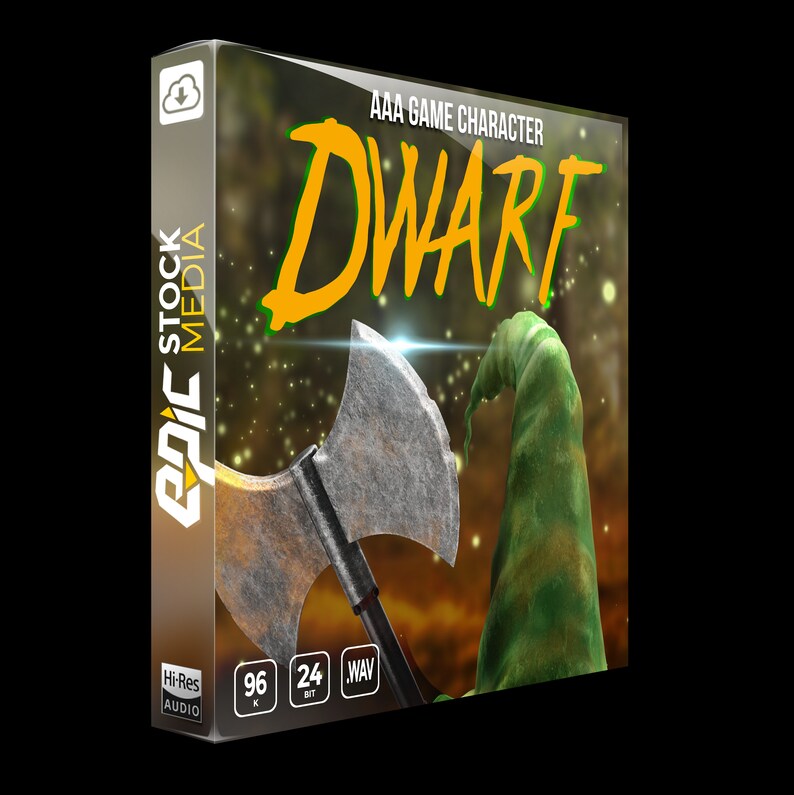 AAA Game Character Dwarf Royalty Free Sound Effects Game Etsy
