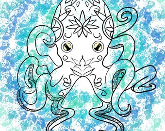 Octopus Art Print