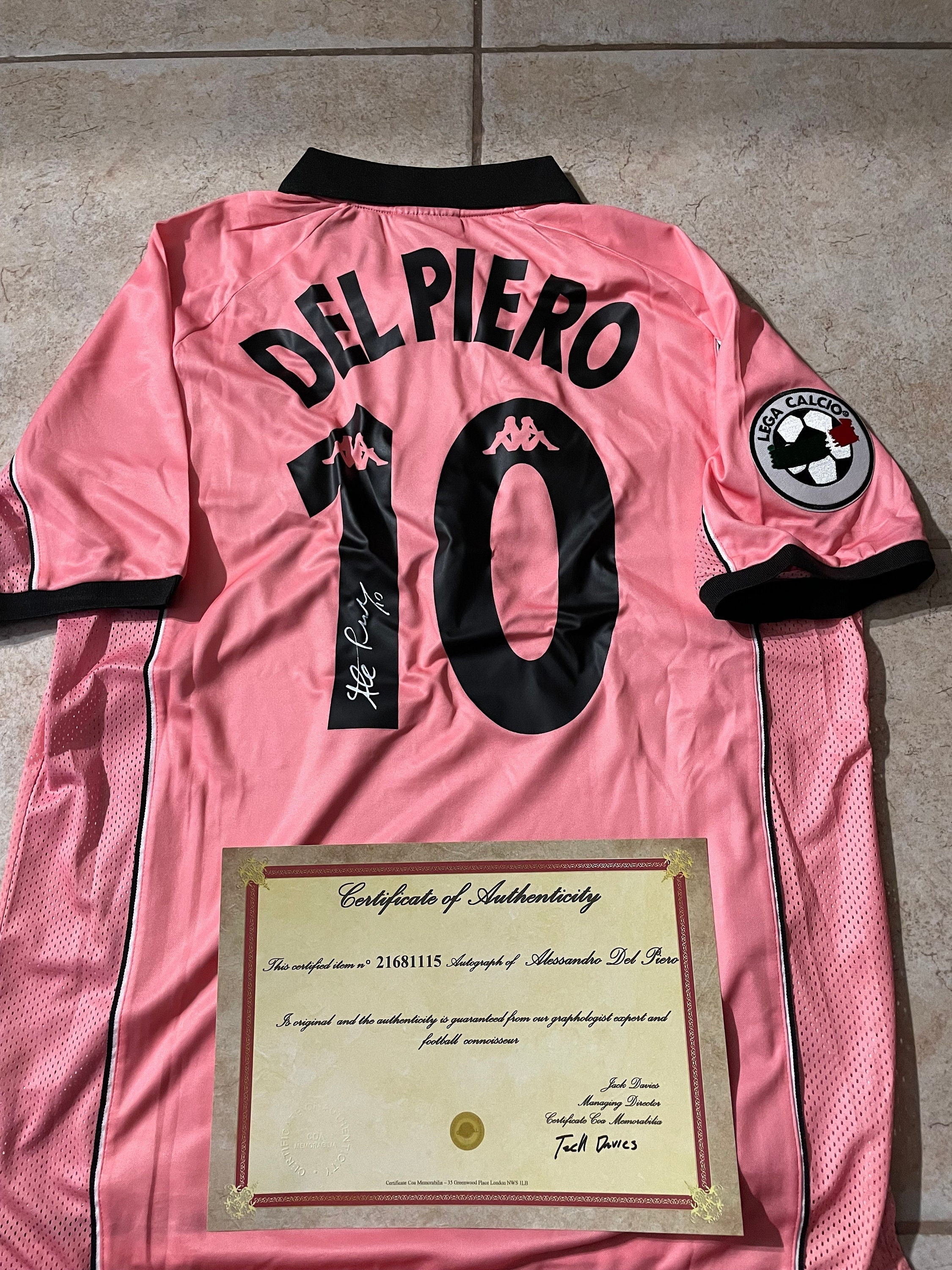 del piero juventus shirt