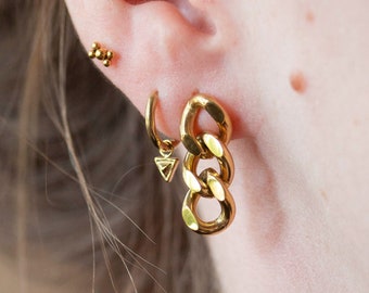 Chainlink Minimal Simple Stud Earrings