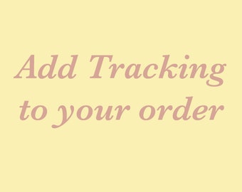 Add Tracking to your Order