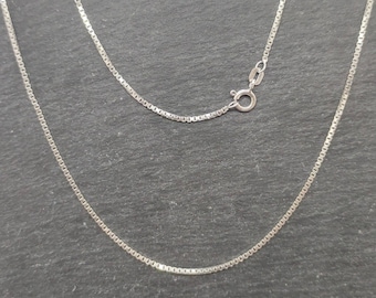 Collana Veneziana 51 cm Catena Argento 925 Argento Vintage Design Retrò Collana Patina Idea Regalo Collana Donna Gioielli