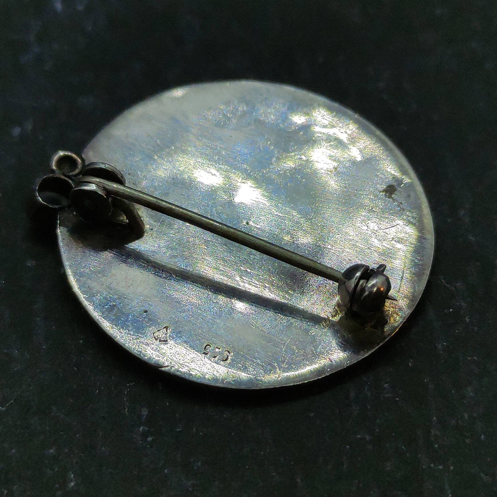 Broche Ancienne En Argent Massif - Référence 230, Occasion, Bijou Vintage