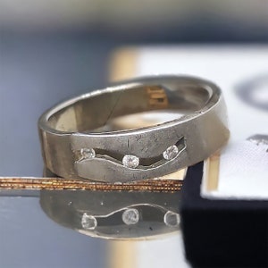 Ring 18.5 mm size. 58 women&#39;s ring silver ring 925 silver women&#39;s vintage retro zirconia