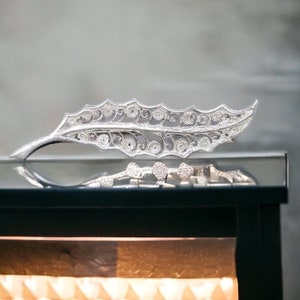 Brooch women's 835 silver Art Deco style silver brooch