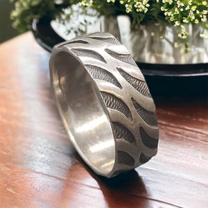 Rings 18.8 mm size. 59 vintage silver ring 925 silver women men retro
