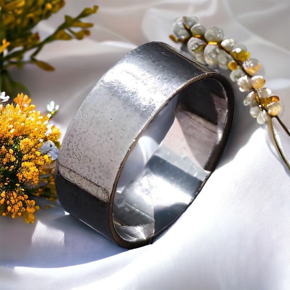 Taille de bague 21 4 mm. 67 Design 925 Argent Vintage Retro Cadeau avec Patine Bague Femme Filles Femmes Hommes Bague en Argent No.2 Etsy France
