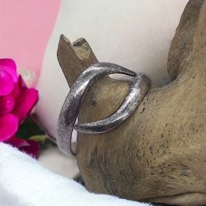 Ring 17.2 mm size. 54 silver ring 925 silver women&#39;s ring distinctive vintage retro timeless