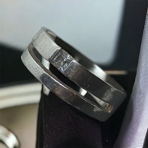 Ring 18.1 mm size. 57 silver 925 set with zirconia vintage accessories eye-catcher women&#39;s ring
