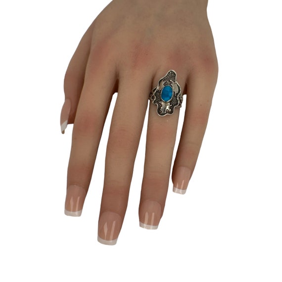 Ring 16,6 mm Gr. 52 Silberring 925er Silber Damen… - image 6