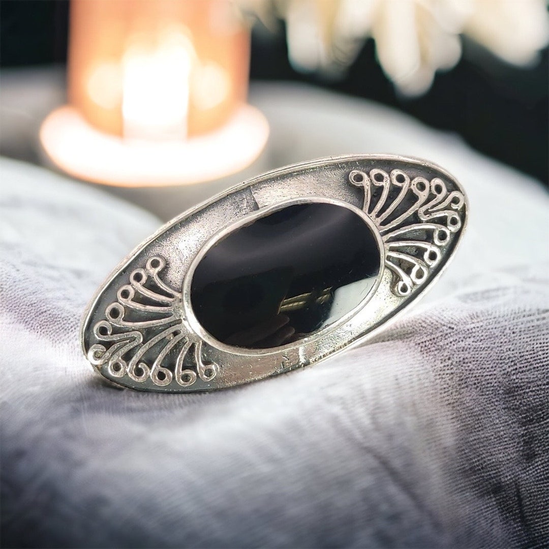 アクセサリー vintage silver925 onyx brooch il_1080xN.5436853584_3ssj.jpg